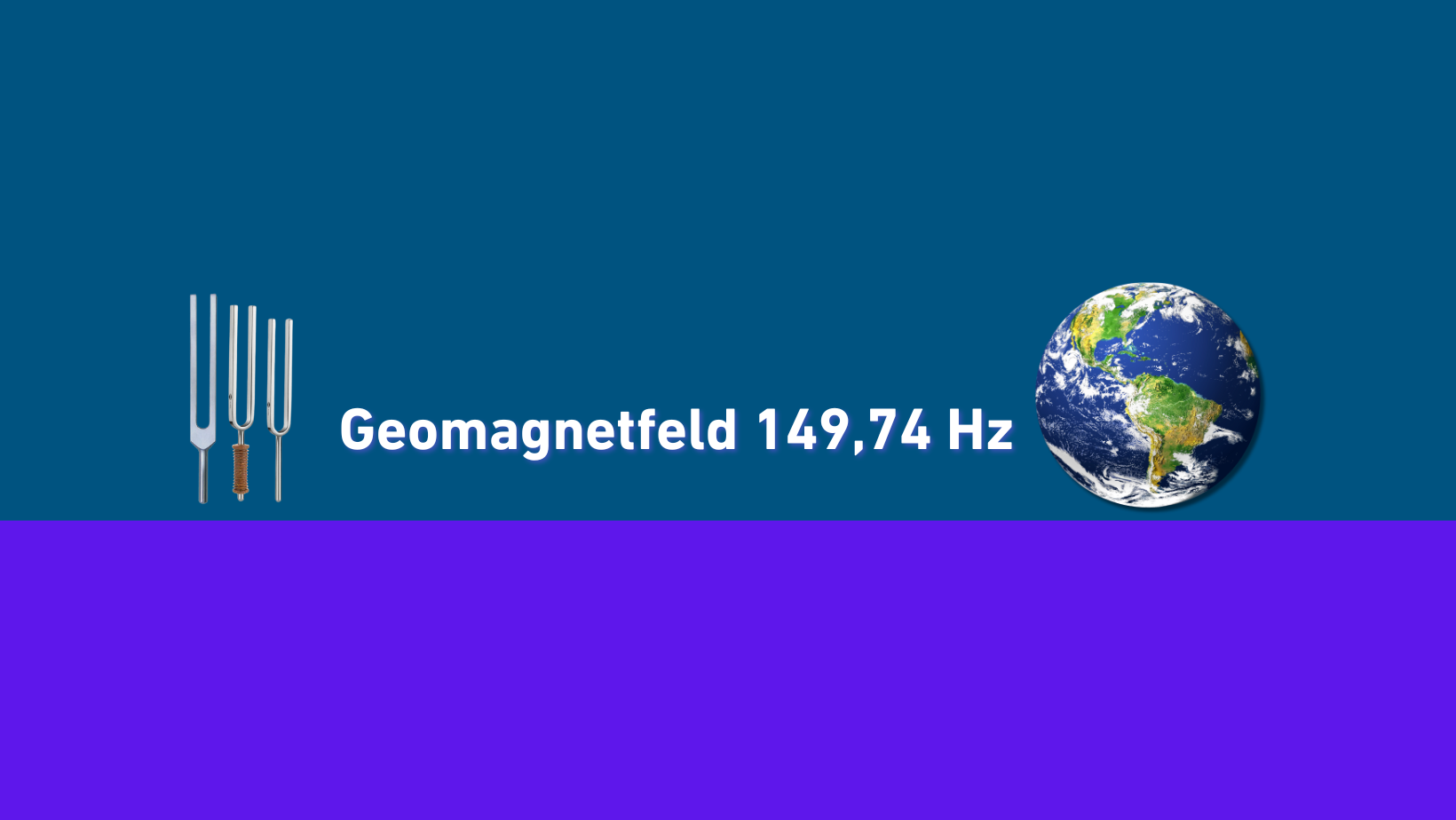 Stimmgabelkollektion Geomagnetfeld 149,74 Hz
