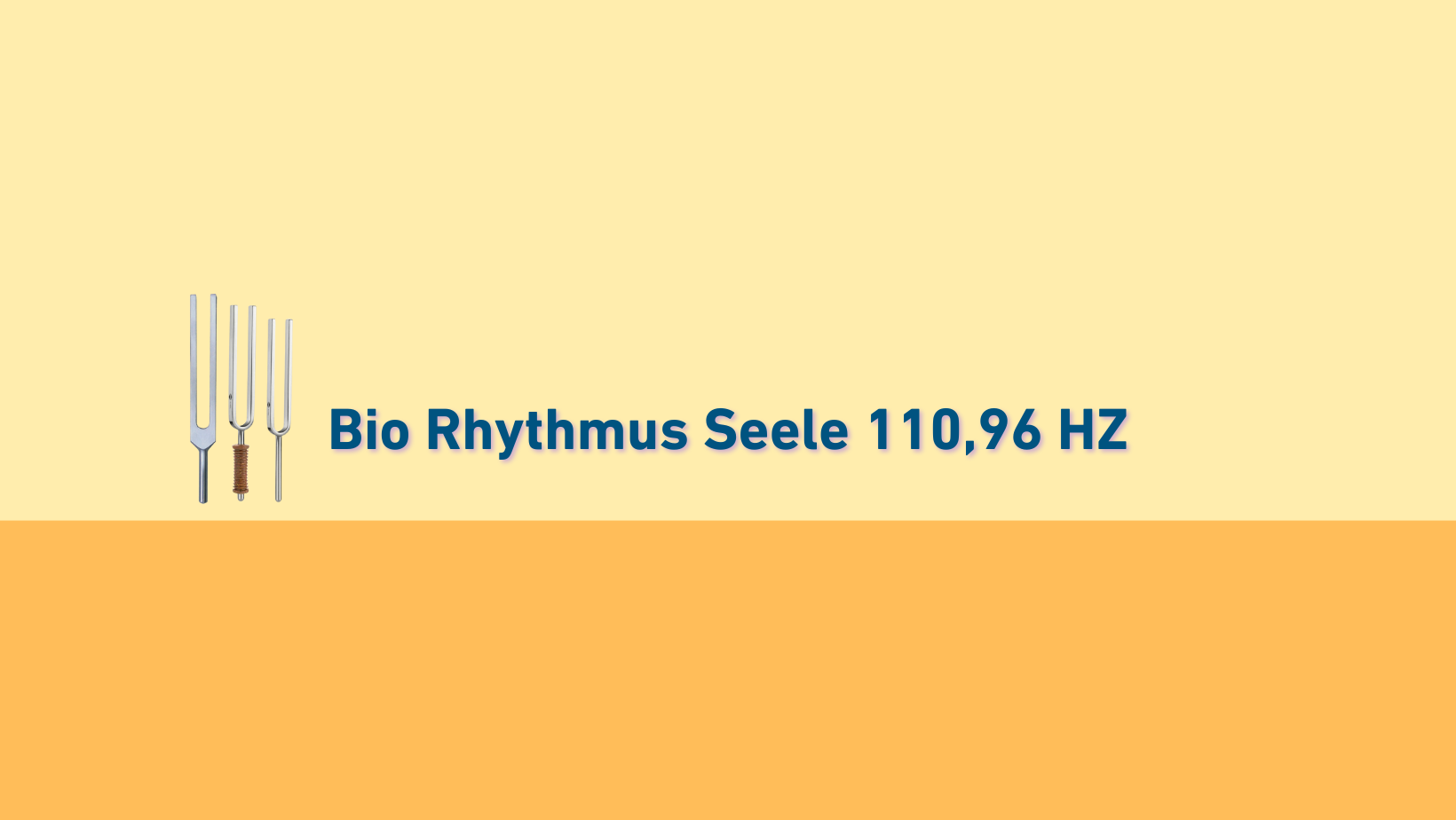 Stimmgabelkollektion Bio Rhythmus Seele 110,96 HZ