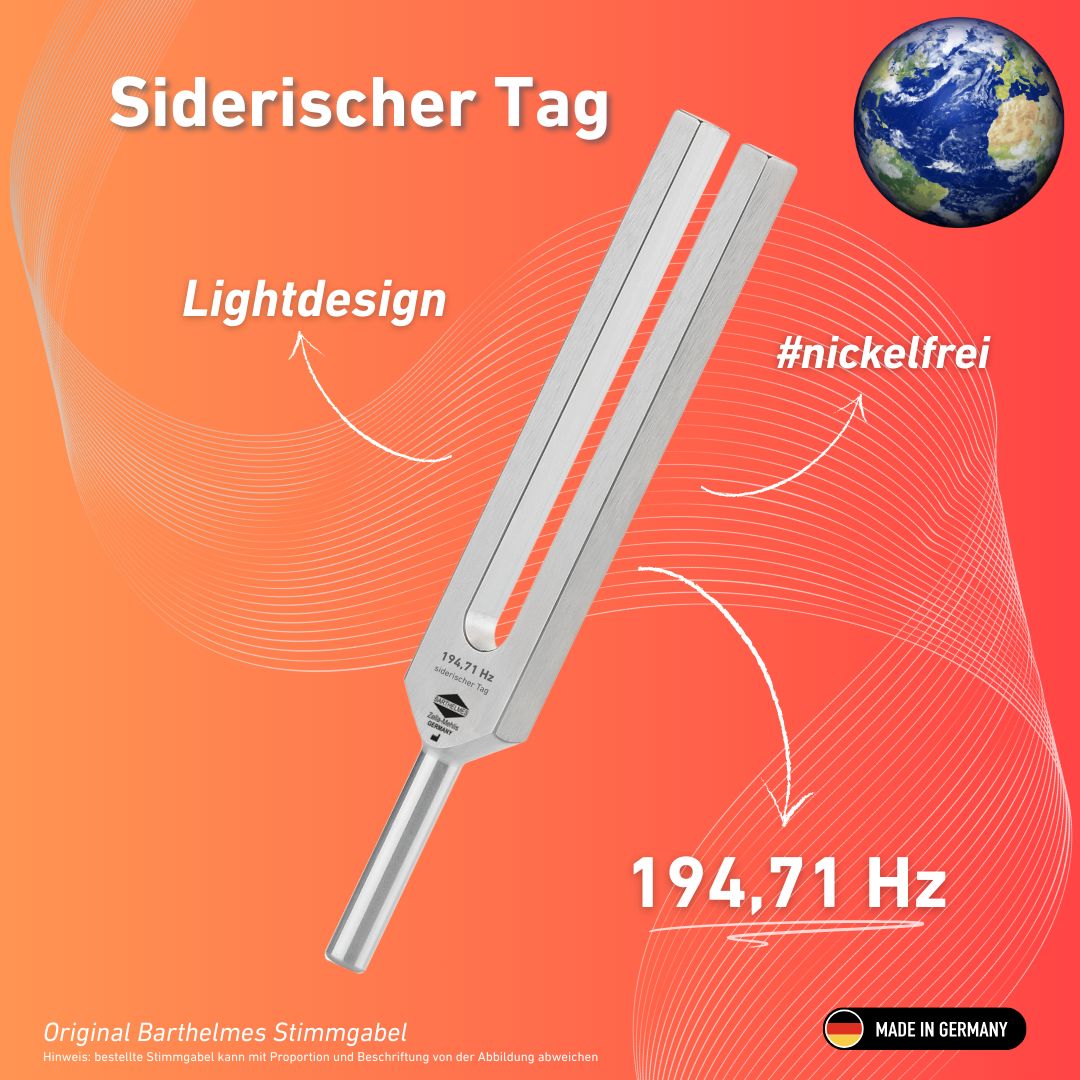 Diapason sidéral, lumière du jour, 194,71 Hz | Référence 230028