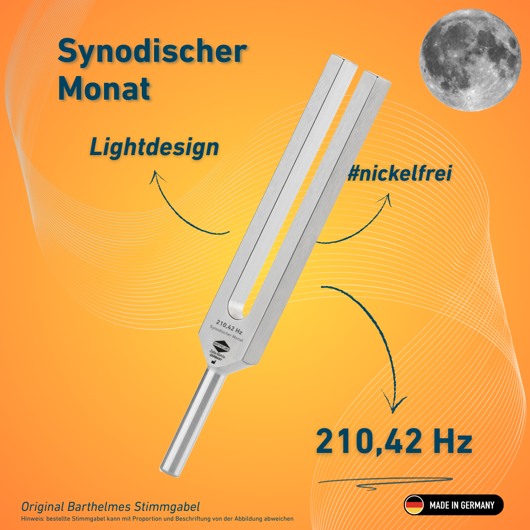 Diapason Mois synodique du bien-être 210,42 Hz | Réf. 220052
