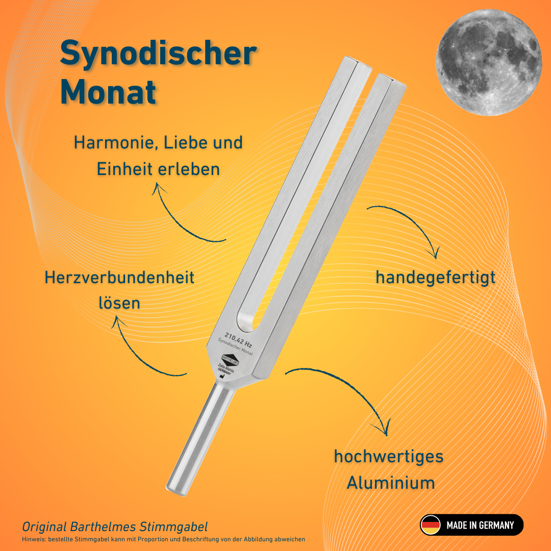 Diapason Mois synodique du bien-être 210,42 Hz | Réf. 220052