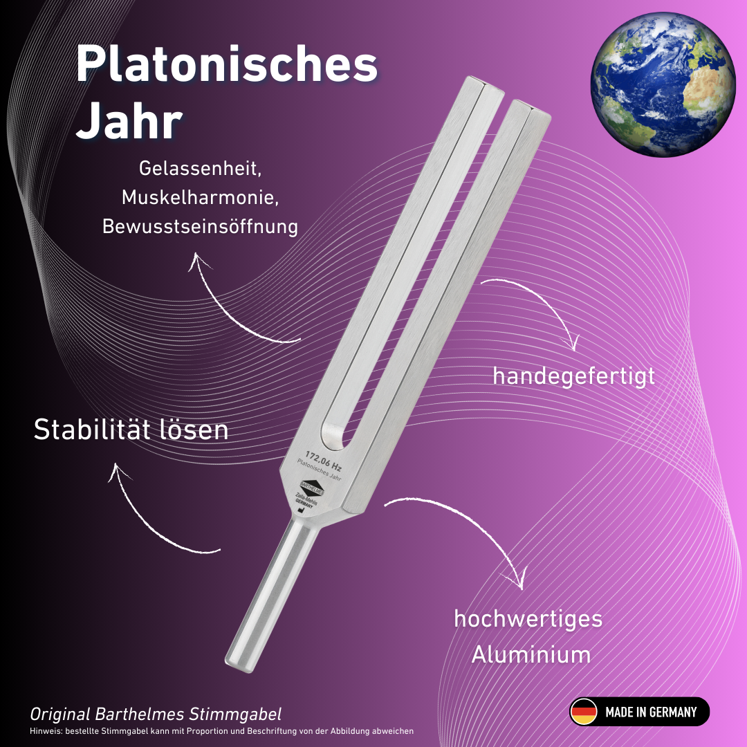 Diapason Platonic Year Light Design 172,06 Hz | Réf. 230022