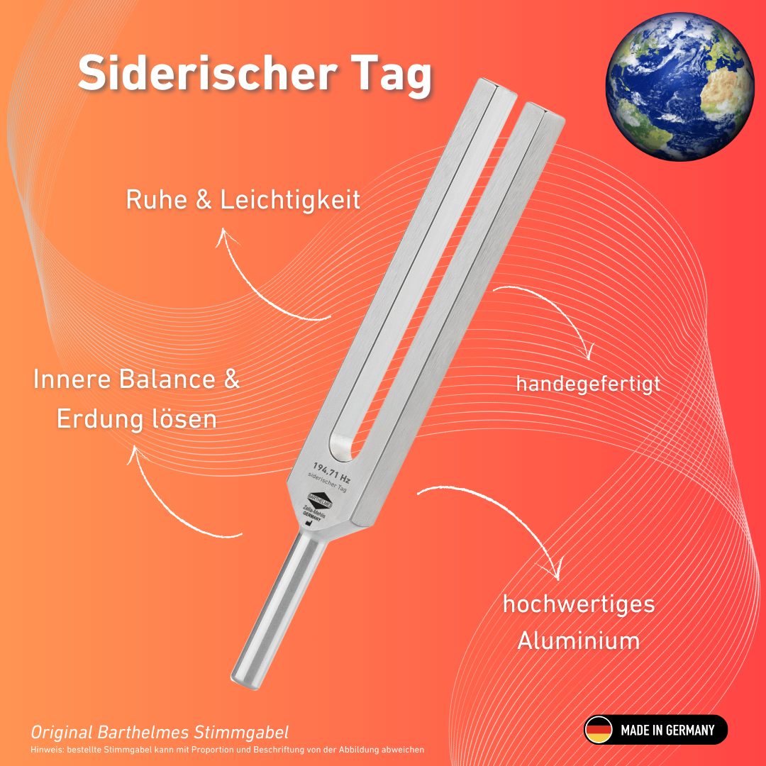 Diapason sidéral, lumière du jour, 194,71 Hz | Référence 230028