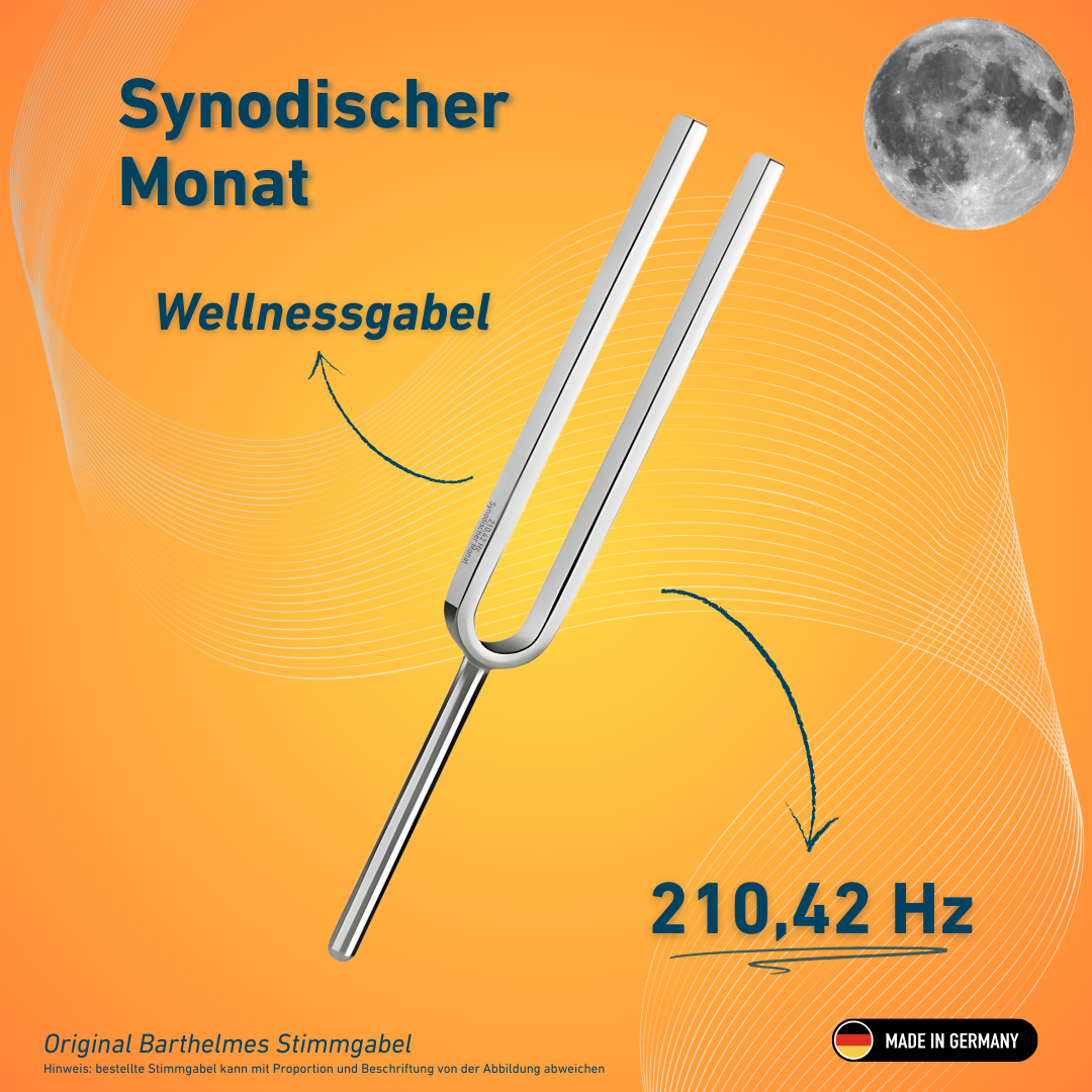 Diapason Mois synodique du bien-être 210,42 Hz | Réf. 220052
