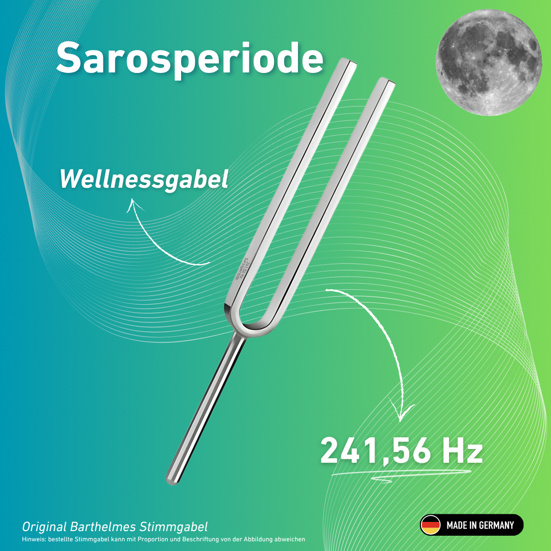 Stimmgabel Sarosperiode Wellness 241,56 Hz | Art.-Nr. 220065