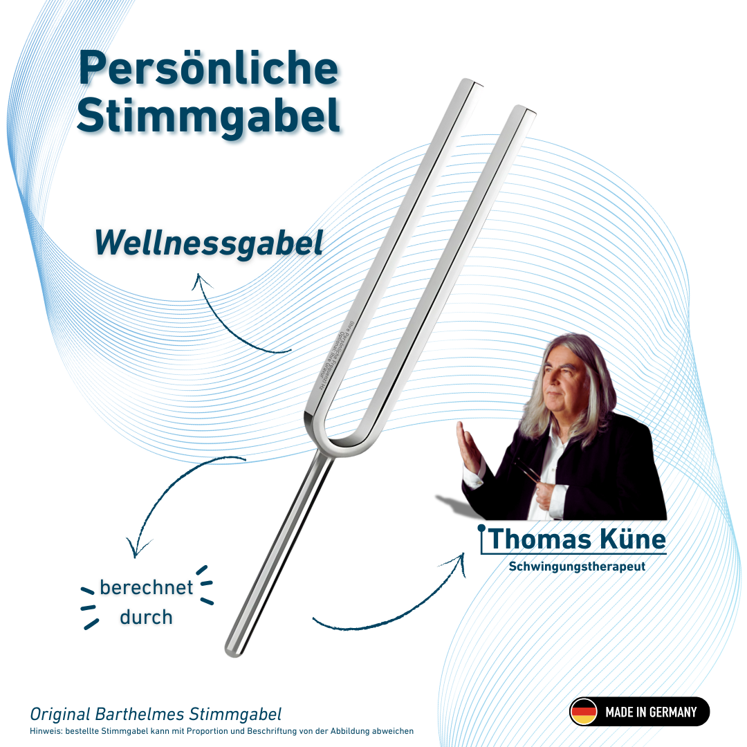 Persönliche Stimmgabel Wellness nach Thomas Kühne KO/7-PSG