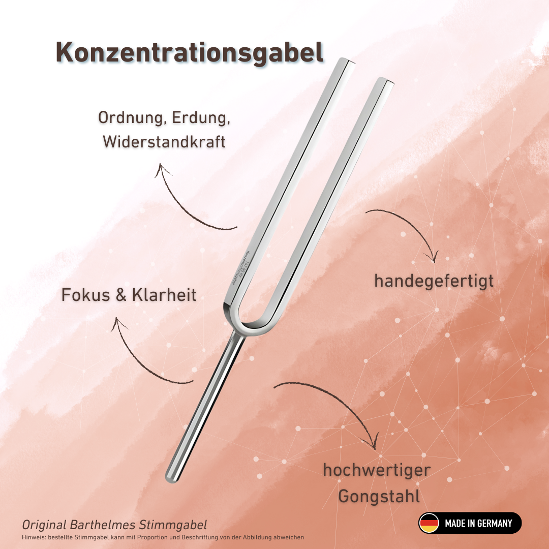 Konzentrationsgabel (Fokus) Wellness 147,85 HZ | Art.-Nr. KO 147-Konzentration/7