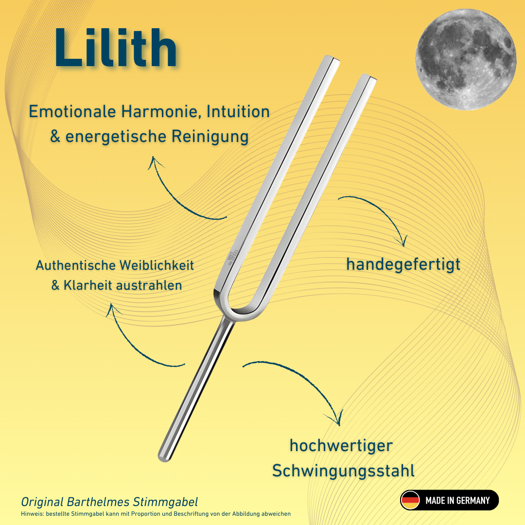 Stimmgabel Lilith Wellness 123,02 Hz | Art.-Nr. 220006