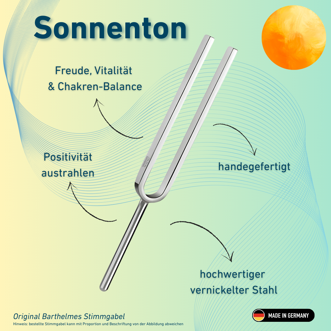 Diapason Sun Tone Wellness 126,22 Hz | Référence 220008