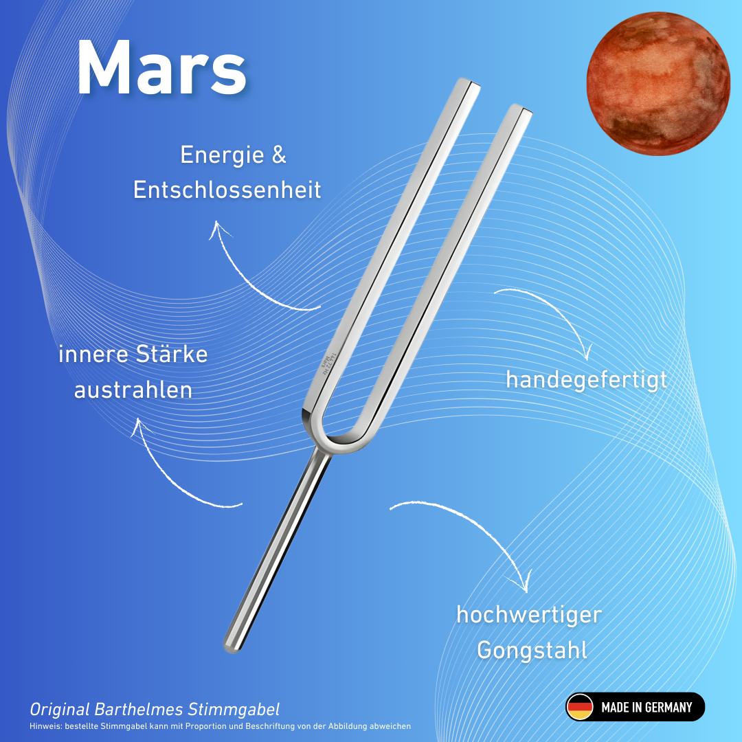 Tuning fork type Wellness Mars 144.72 Hz | Item No. 220020
