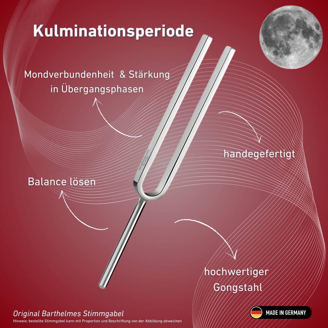 Stimmgabel Kulminationsperiode Wellness 187,61 Hz | Art.-Nr. 220042