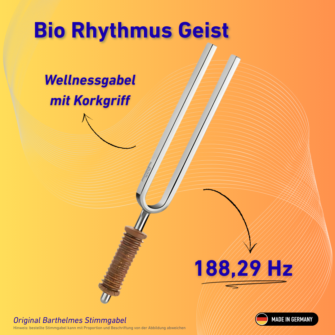 Bio Rhythm Mind Wellness avec manche en liège 188,29 Hz | Réf. 220045