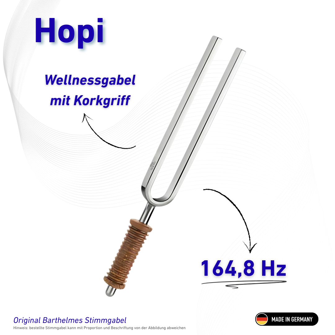 Hopi Wellness avec manche en liège 164,8 Hz | Réf. 220033