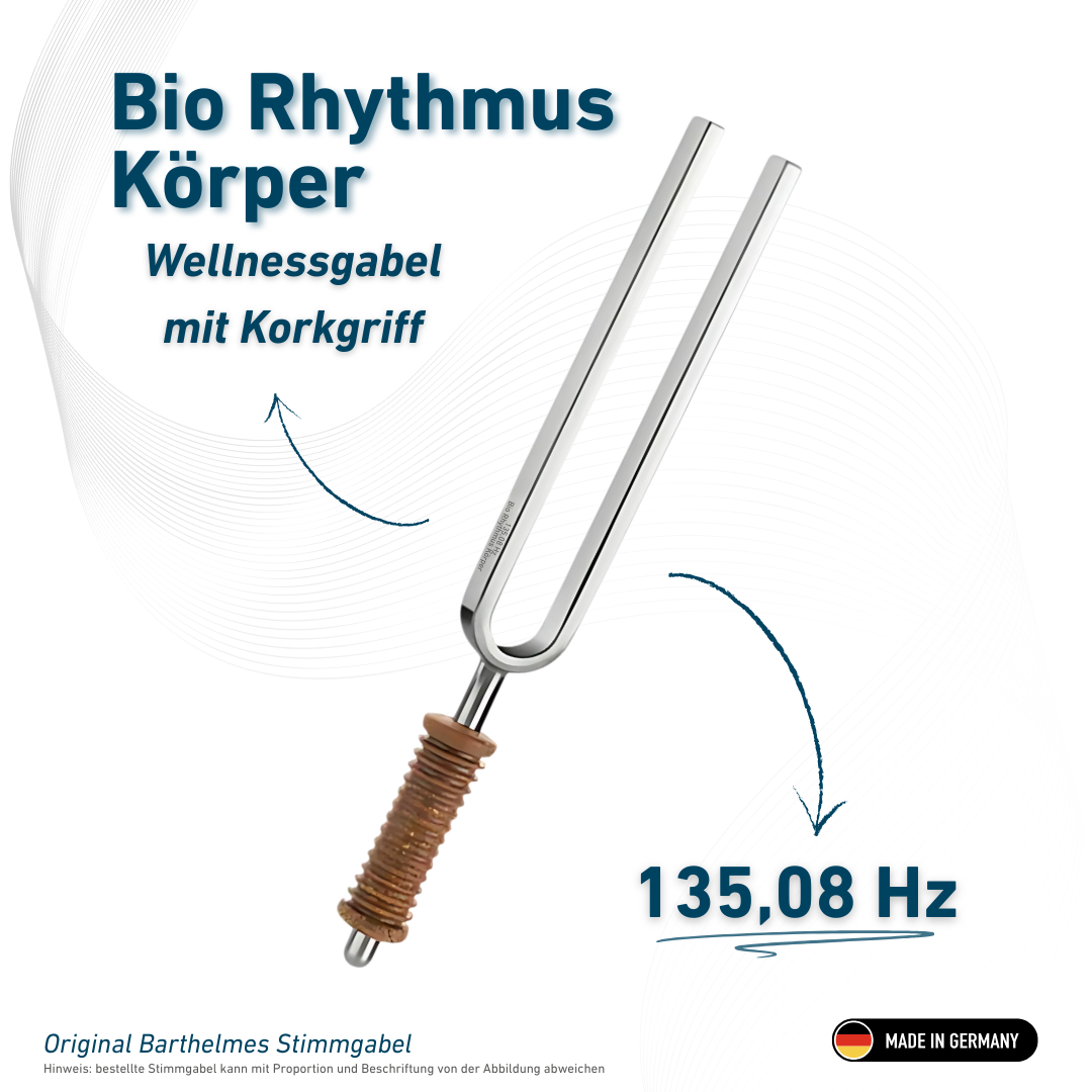 Bio Rhythm Body Wellness avec manche en liège 135,08 Hz | Réf. 220013