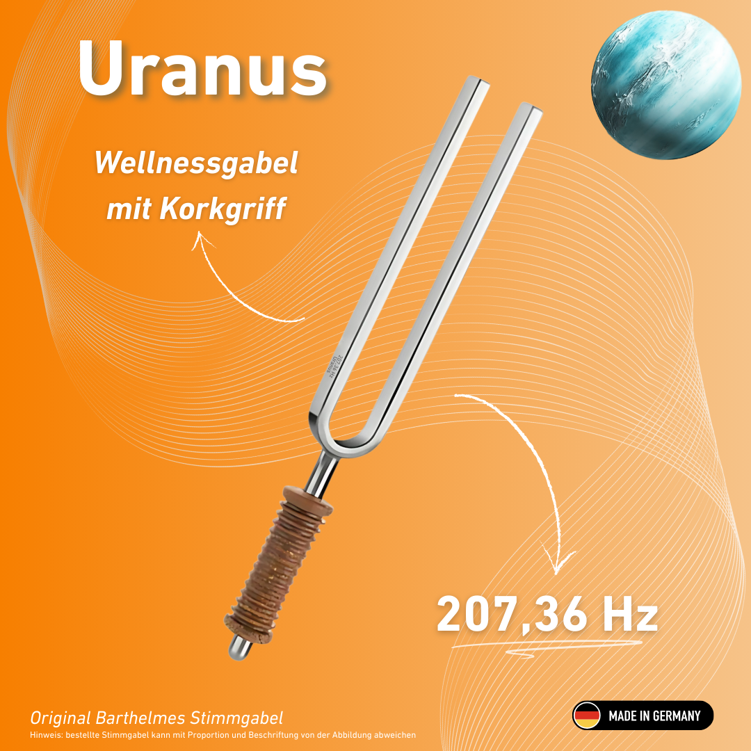 Uranus Wellness avec poignée en liège 207,36 Hz | Réf. 220051
