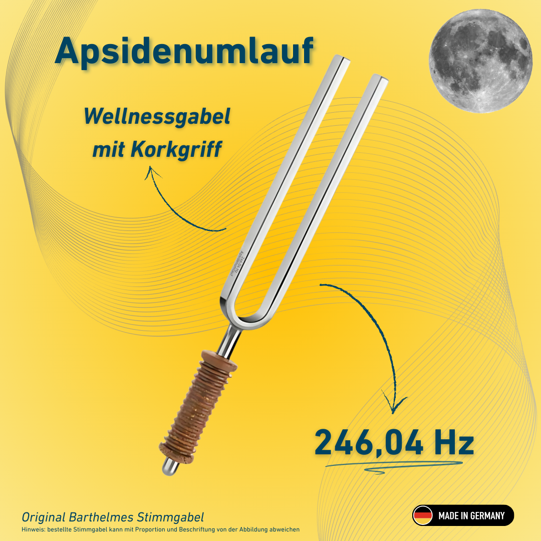 Apsidenumlauf Wellness mit Korkgriff 246,04 Hz | Art.-Nr. 220068