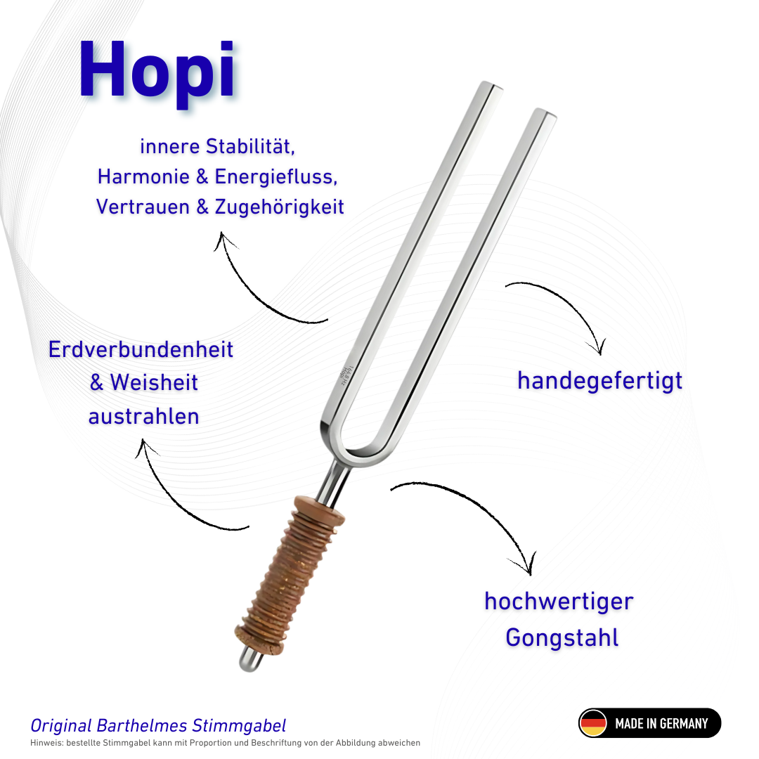 Hopi Wellness avec manche en liège 164,8 Hz | Réf. 220033