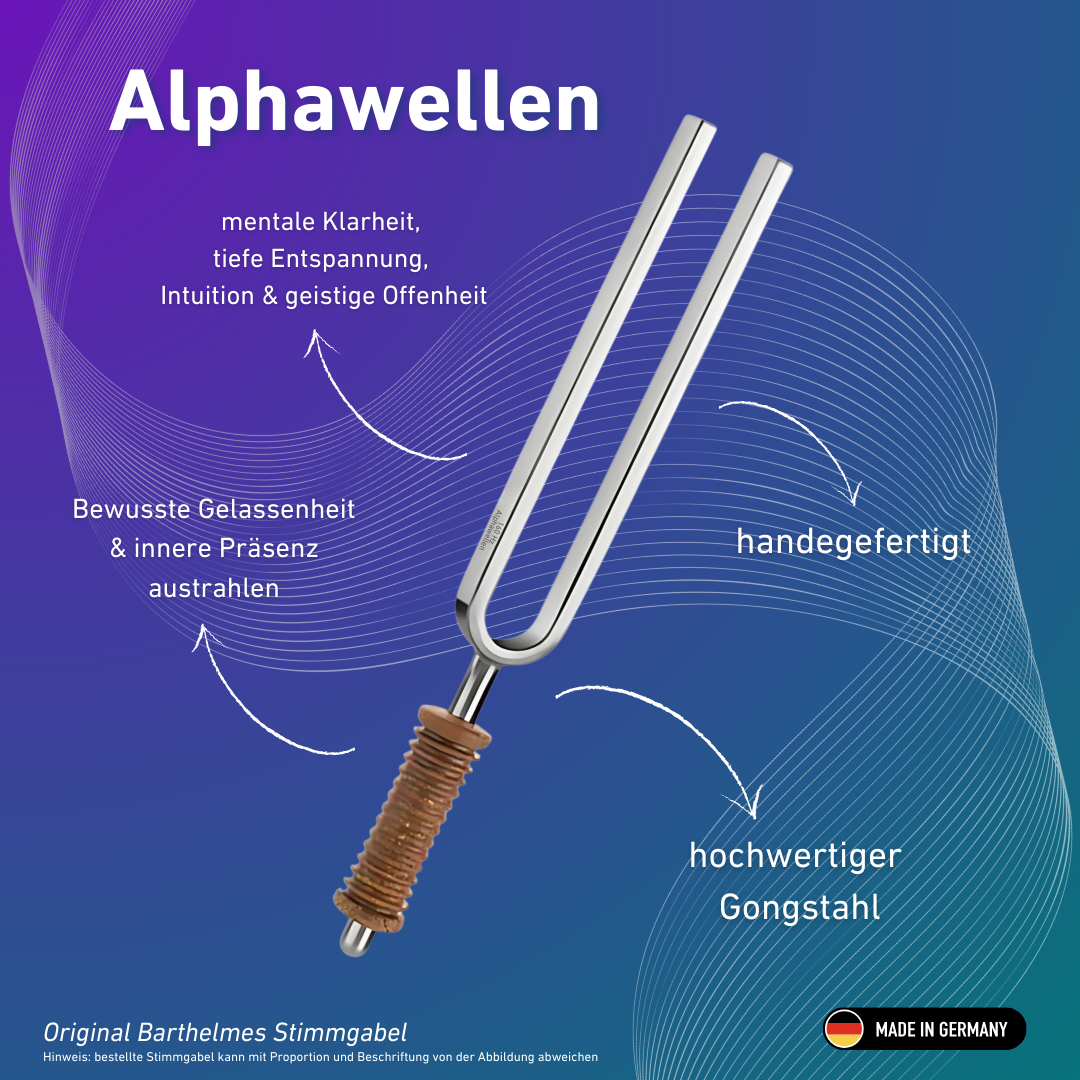 Alpha Wave Wellness avec manche en liège 160 Hz | Réf. 220031