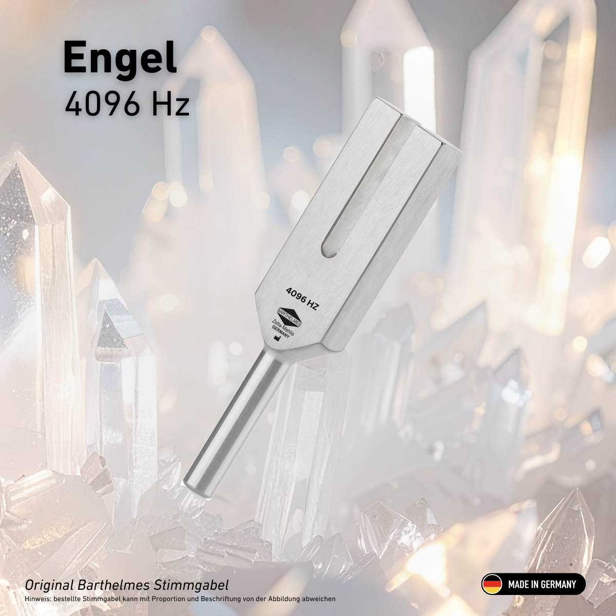 Stimmgabel Engel - Kristall 4096 HZ | Art.-Nr. 230053