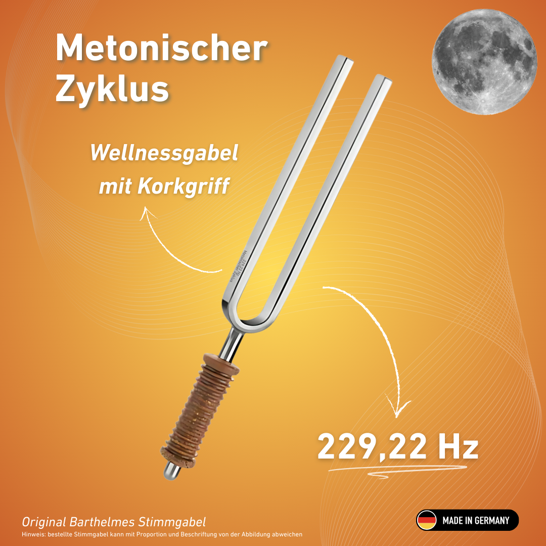 Metonischer Zyklus Wellness mit Korkgriff 229,22 Hz | Art.-Nr. 220062