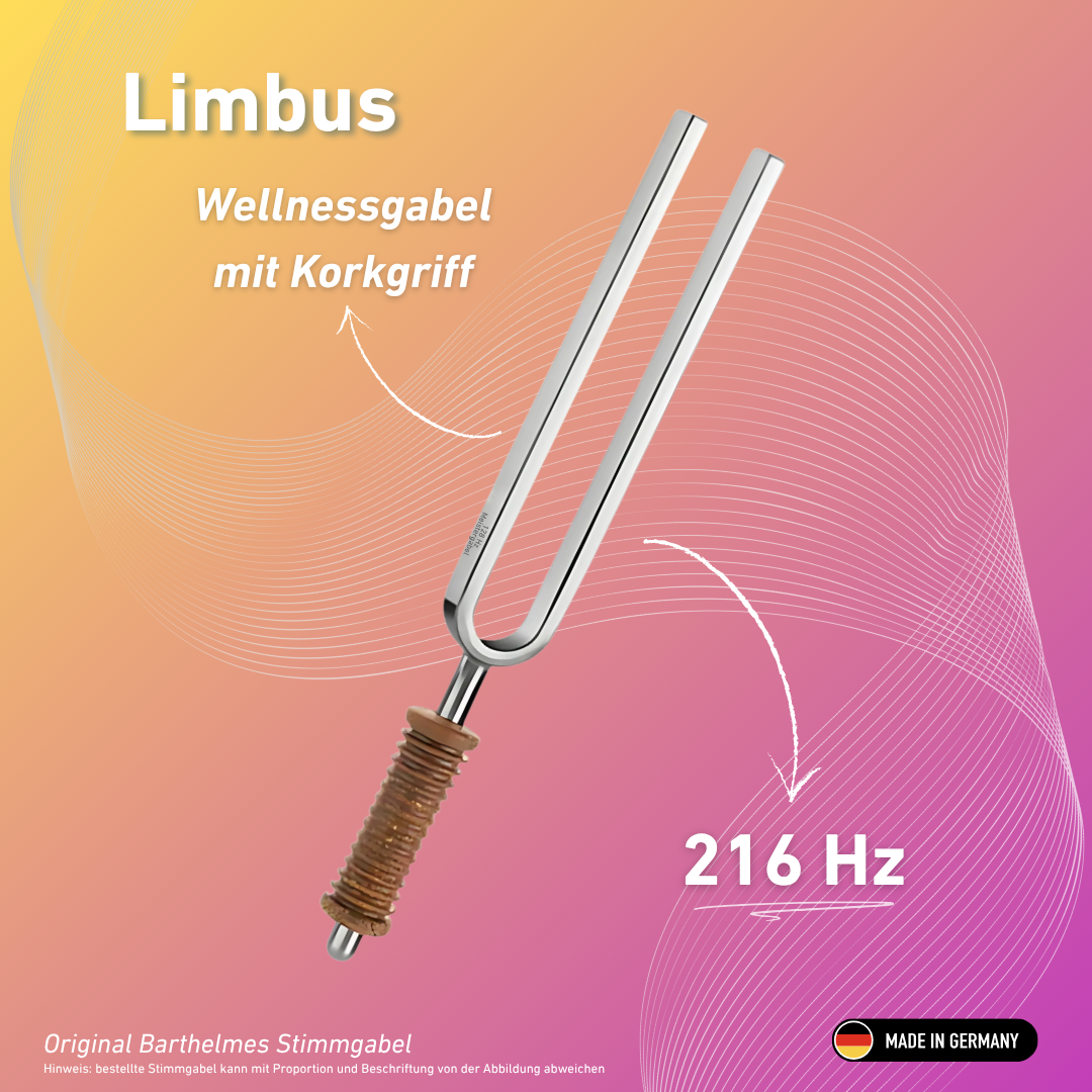 Stimmgabel Limbus 216 Hz mit Korkgriff | Art.-Nr. KO 216/7-K
