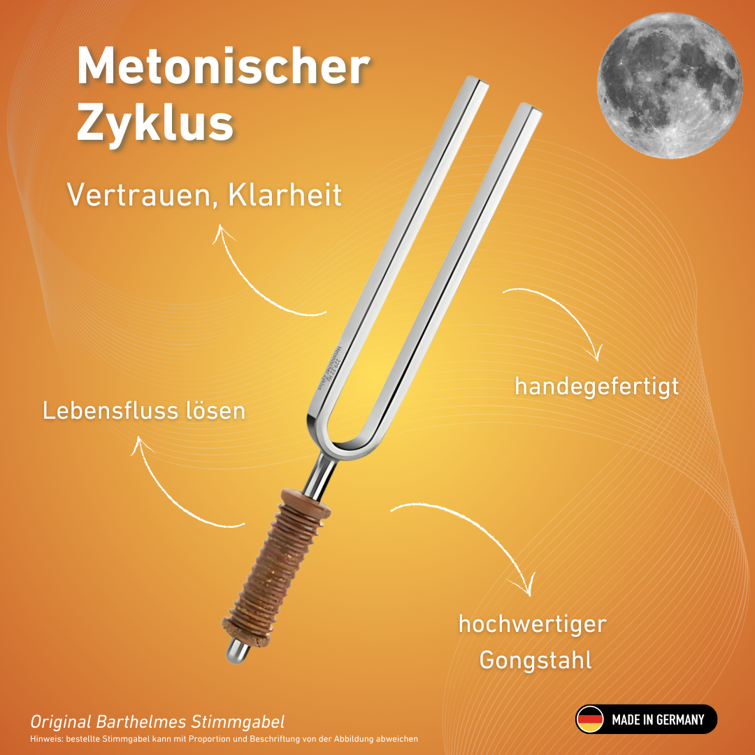 Metonischer Zyklus Wellness mit Korkgriff 229,22 Hz | Art.-Nr. 220062