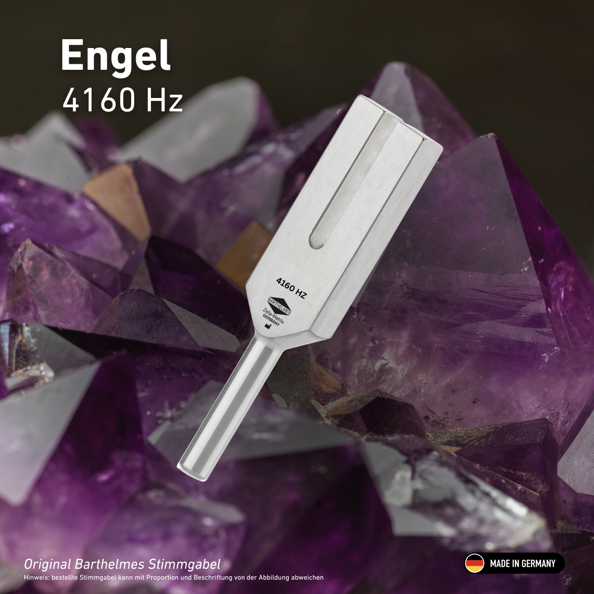 Stimmgabel Engel - Kristall 4160 HZ | Art.-Nr. 230054