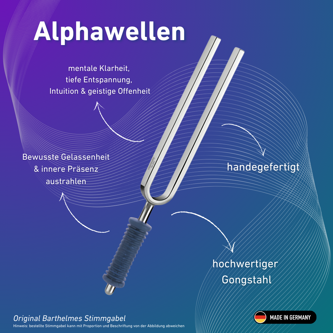 Barthelmes Alpha Wave Wellness original avec manche bleu, 160 Hz | Réf. 220126