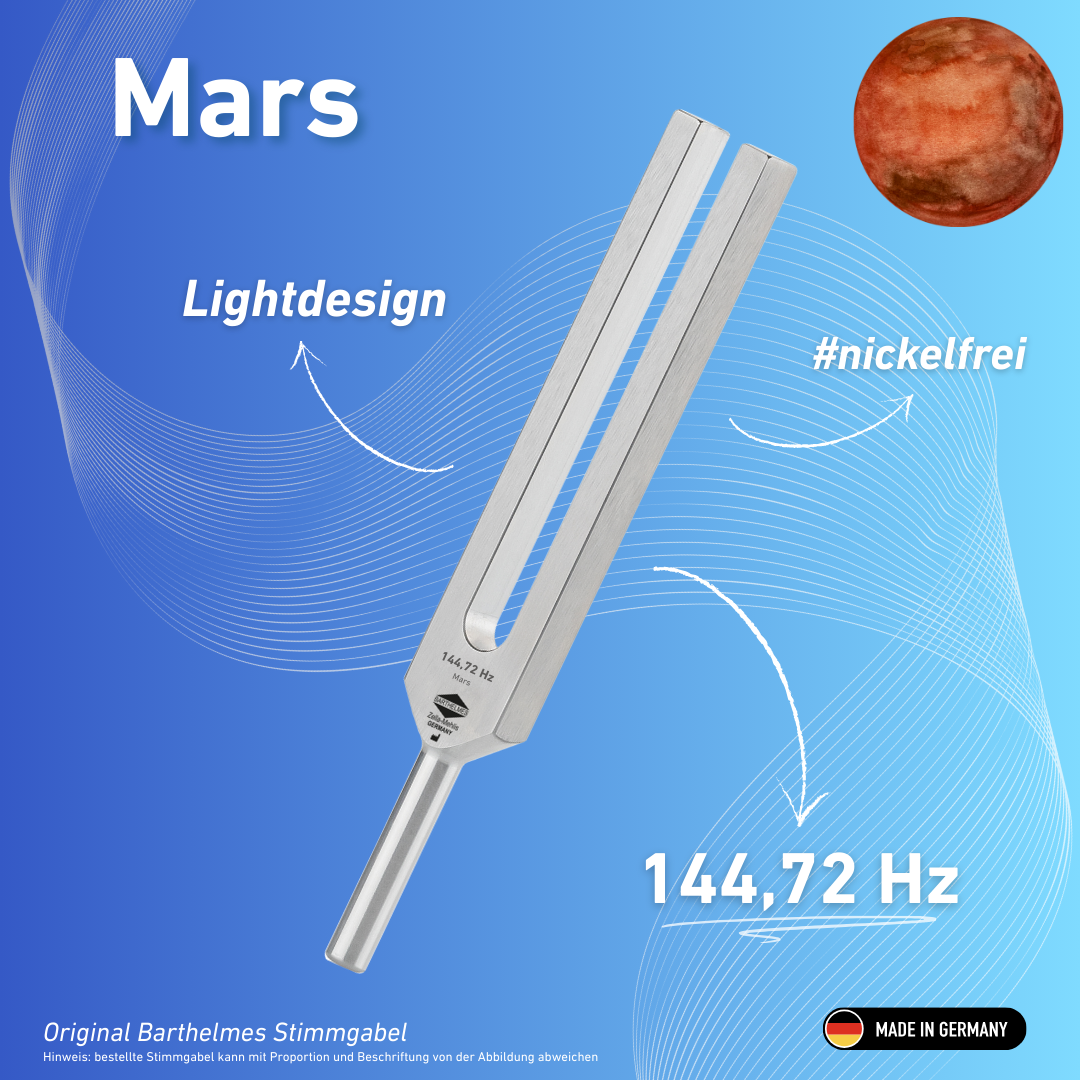 Diapason Mars Lightdesign 144,72 Hz | Référence 230015