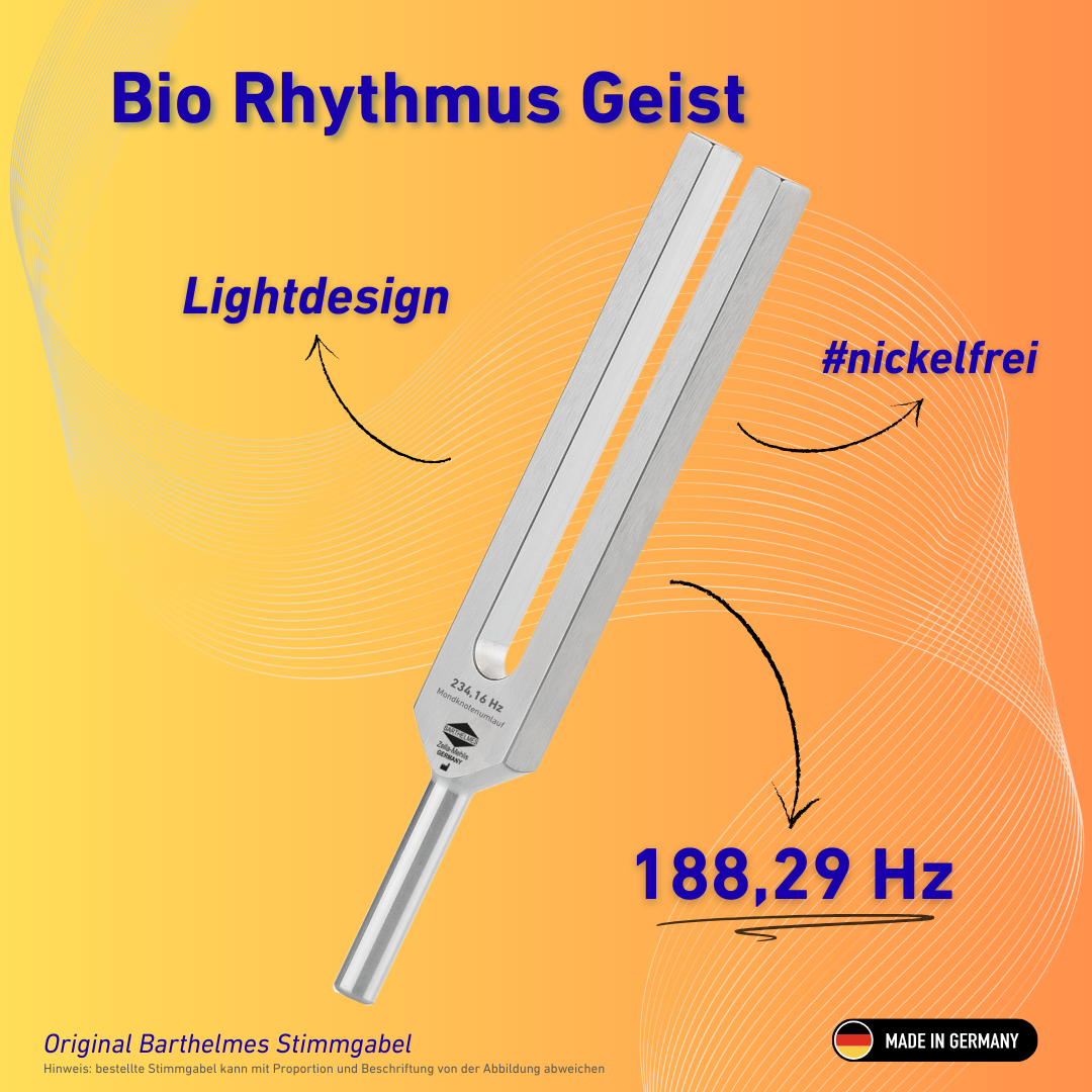 Diapason Bio Rhythm Spirit Light Design 188,29 Hz | Référence 230026