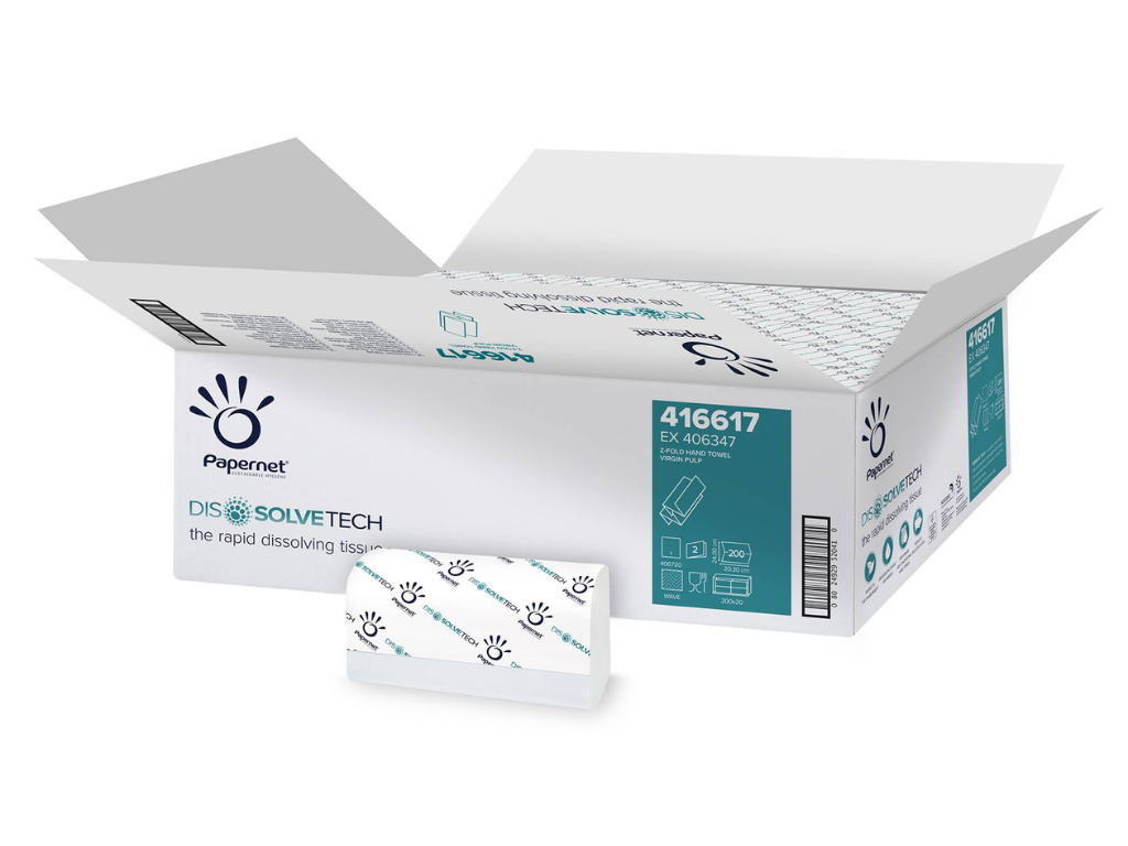 Essuie-tout, deux épaisseurs, plié en Z, 20 boîtes de 200 essuie-tout