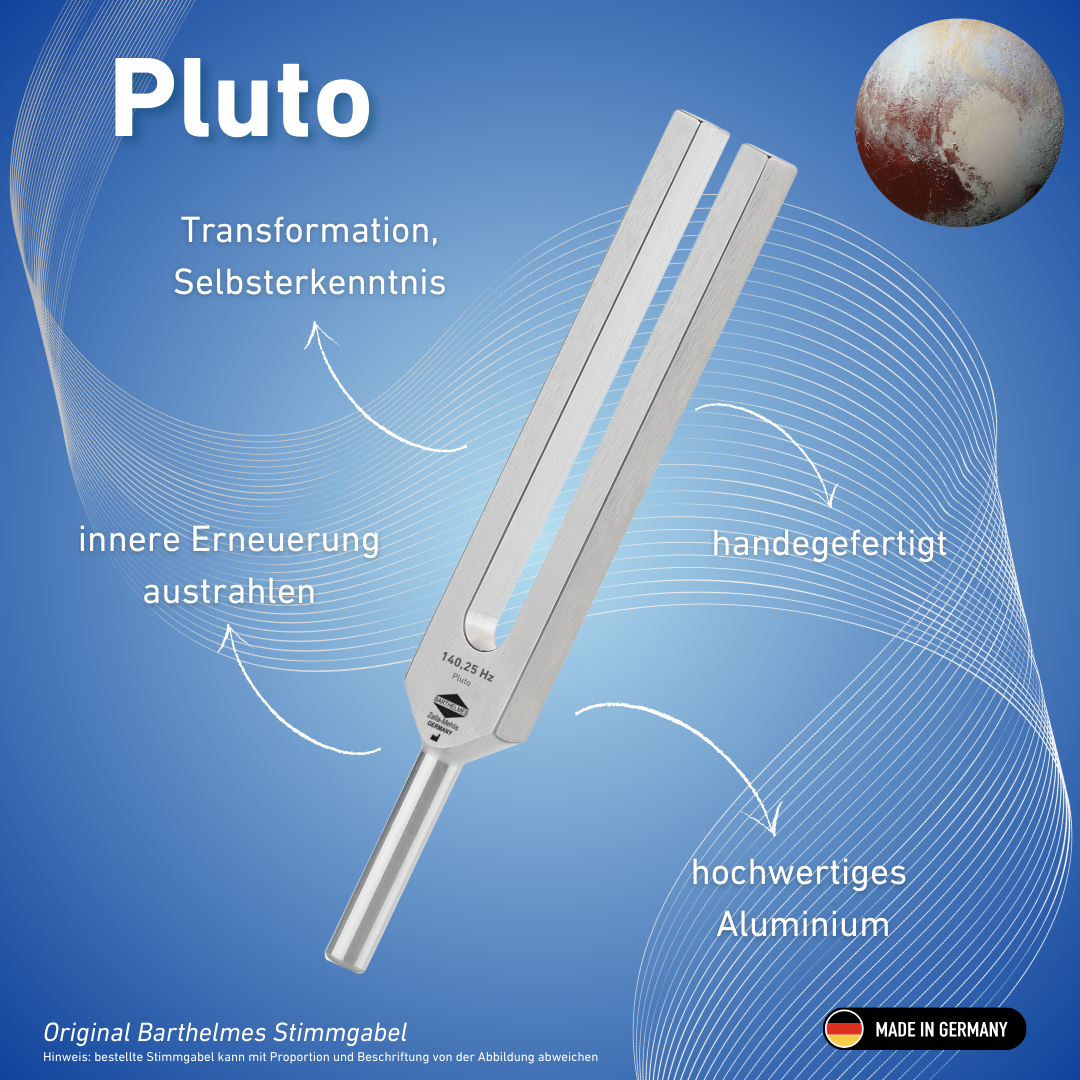 Diapason Pluto Lightdesign 140,25 Hz | Réf. 230013