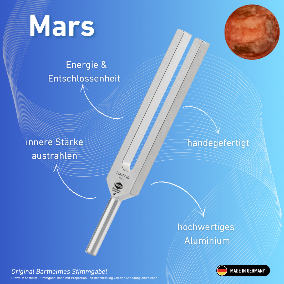 Diapason Mars Lightdesign 144,72 Hz | Référence 230015