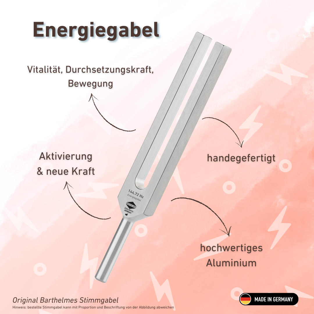 Energiegabel Lightdesign 144,72 HZ | Art.-Nr. KO 144-Energie/Alu