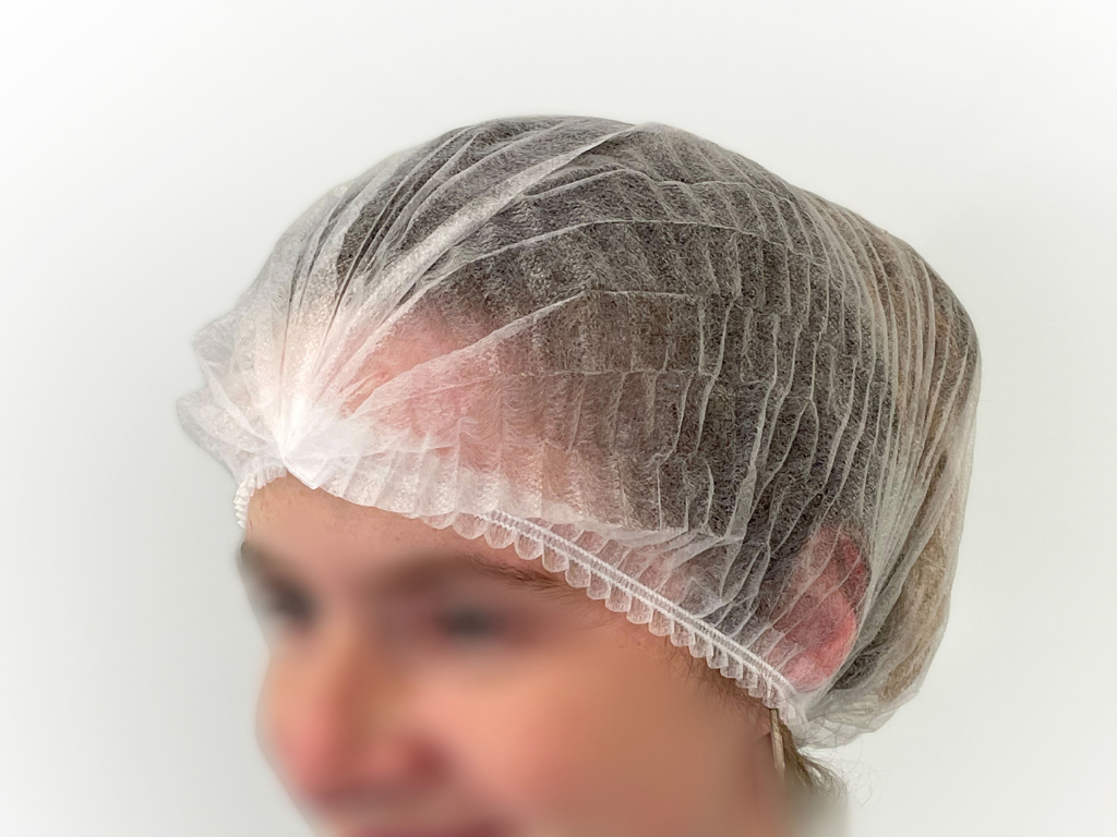 100 pièces bonnets à clipser jetables, protection des cheveux, bérets, filets à cheveux