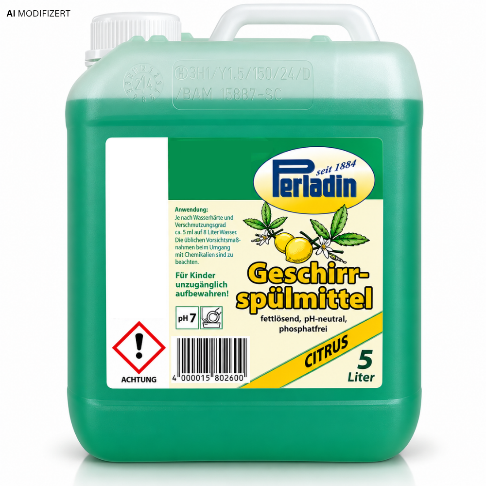 Perladin Geschirrspülmittel Citrus