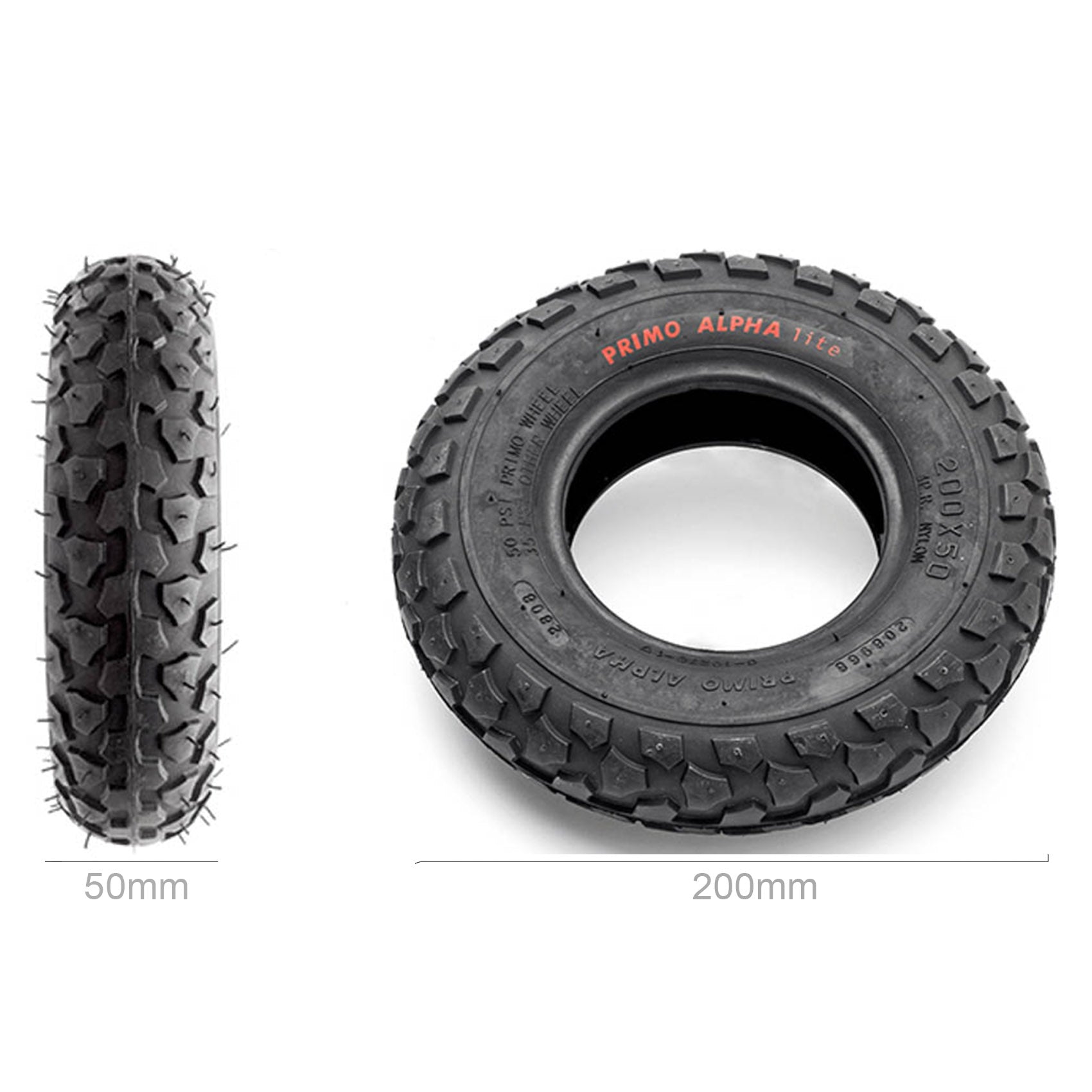 Reifen Primo Alpha lite für Rad 200x50