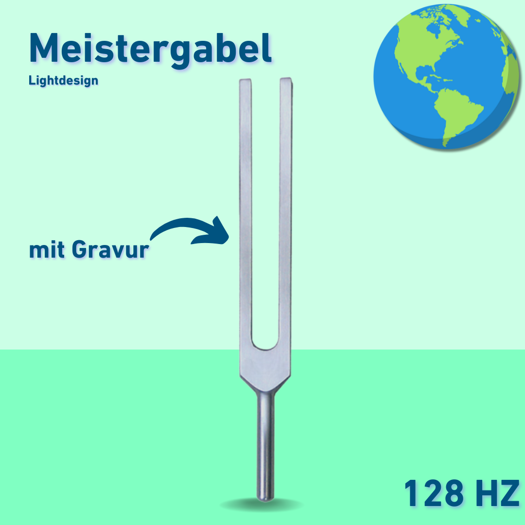 Gravure : Diapason Master Fork Light Design 128 Hz | Réf. 230005 + Gravure