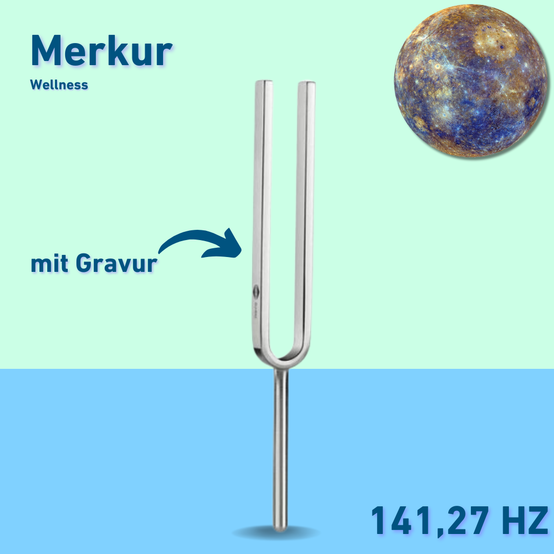 Engraving: Merkur Wellness tuning fork 141.27 Hz | Item No. 220016 + engraving