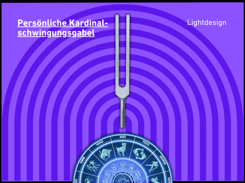 Persönliche Kardinalschwingungsgabel Lightdesign | KO/Alu-KSG