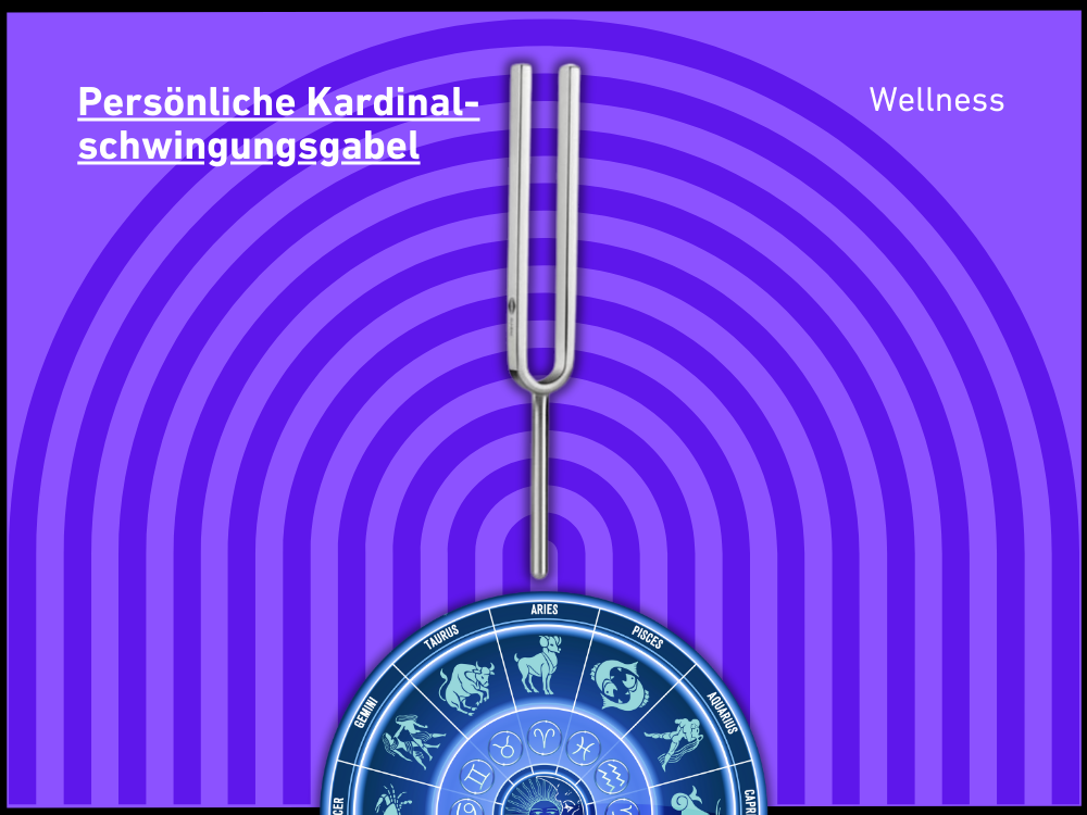 Persönliche Kardinalschwingungsgabel Wellness | KO/7-PSG