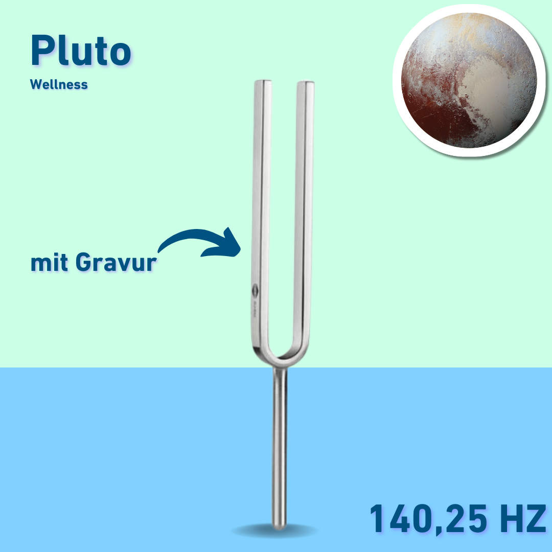 Engraving: Pluto Wellness Tuning Fork 140.25 Hz | Item No. 220015 + Engraving