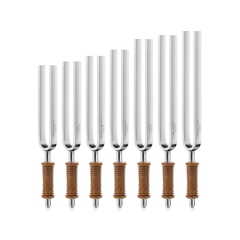Einsteiger-Set Wellness (5 Planetenstimmgabeln) chakren-set