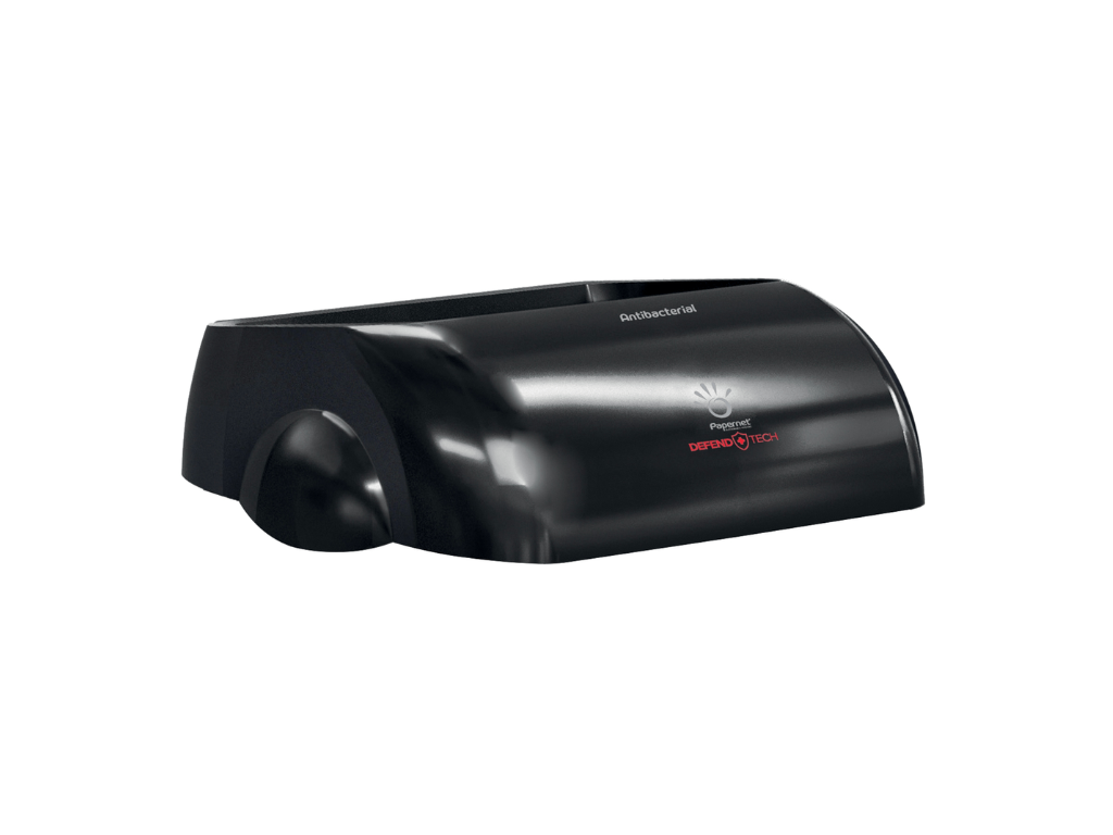 Poubelle 23l, noire avec couvercle