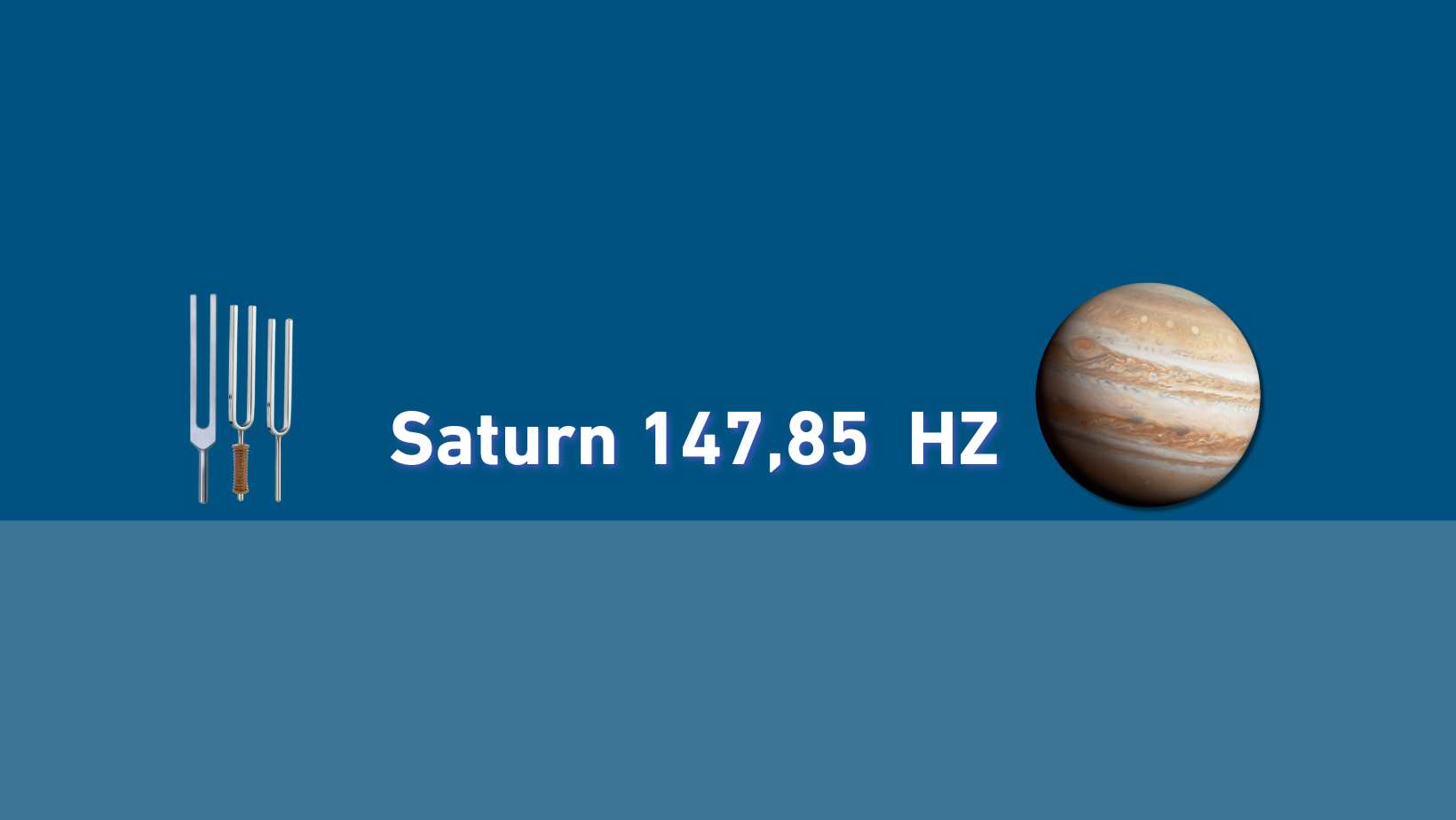 Stimmgabelkollektion Saturn 147,85 HZ