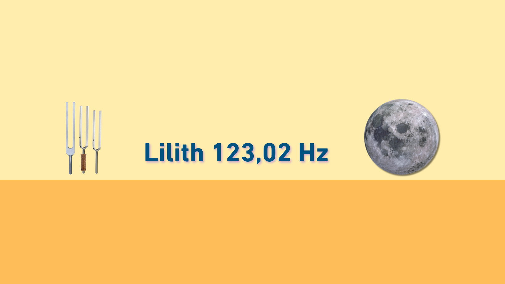 Stimmgabelkollektion Stimmgabel Lilith 123,02 Hz
