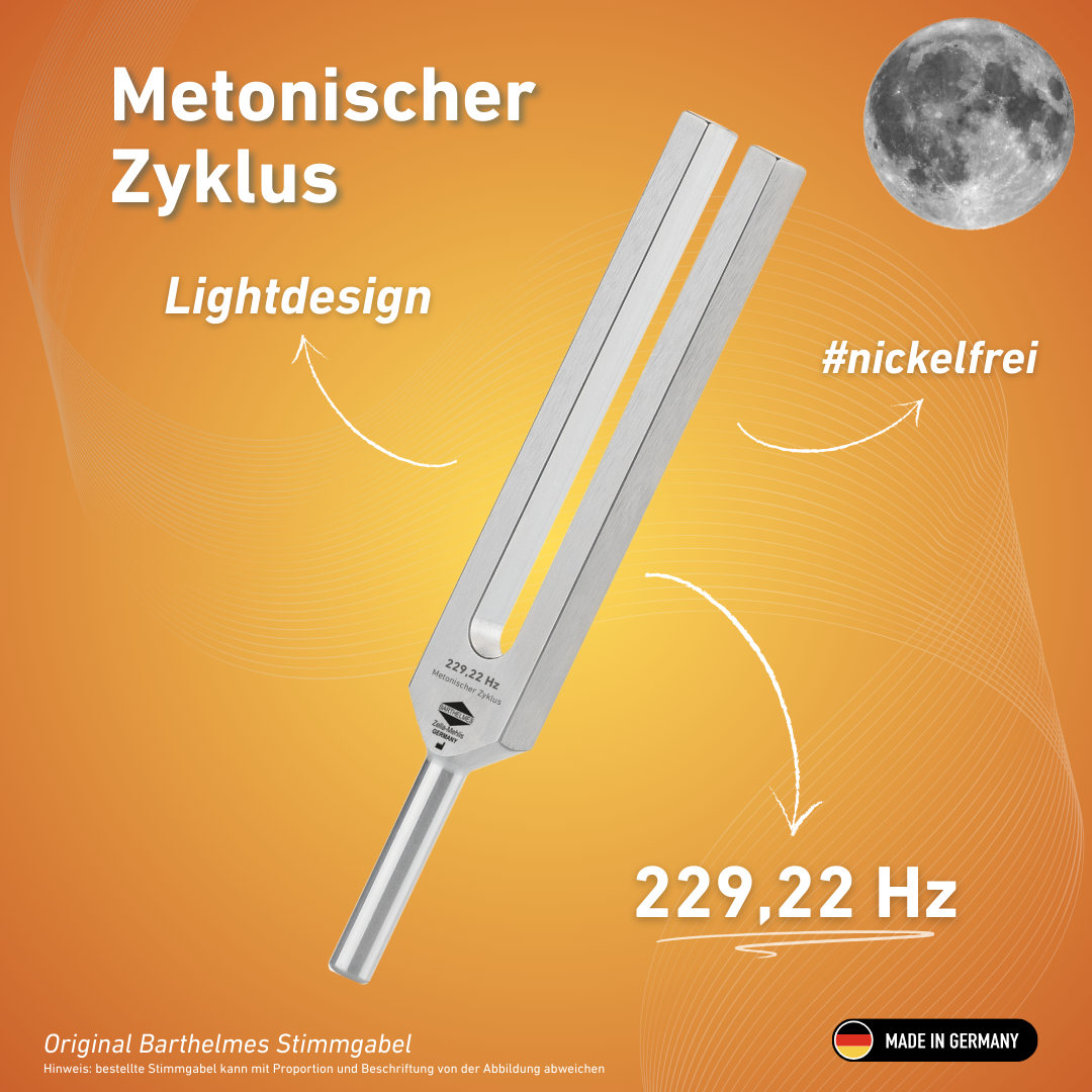 Stimmgabel Metonischer Zyklus Lightdesign 229,22 Hz | Art.-Nr. 230035