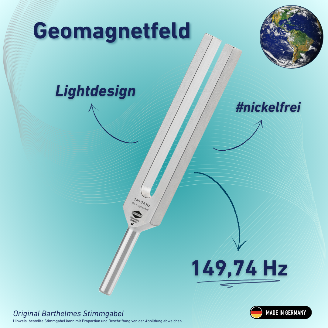 Stimmgabel Geomagnetfeld Lightdesign 149,74 Hz | Art.-Nr. 230017