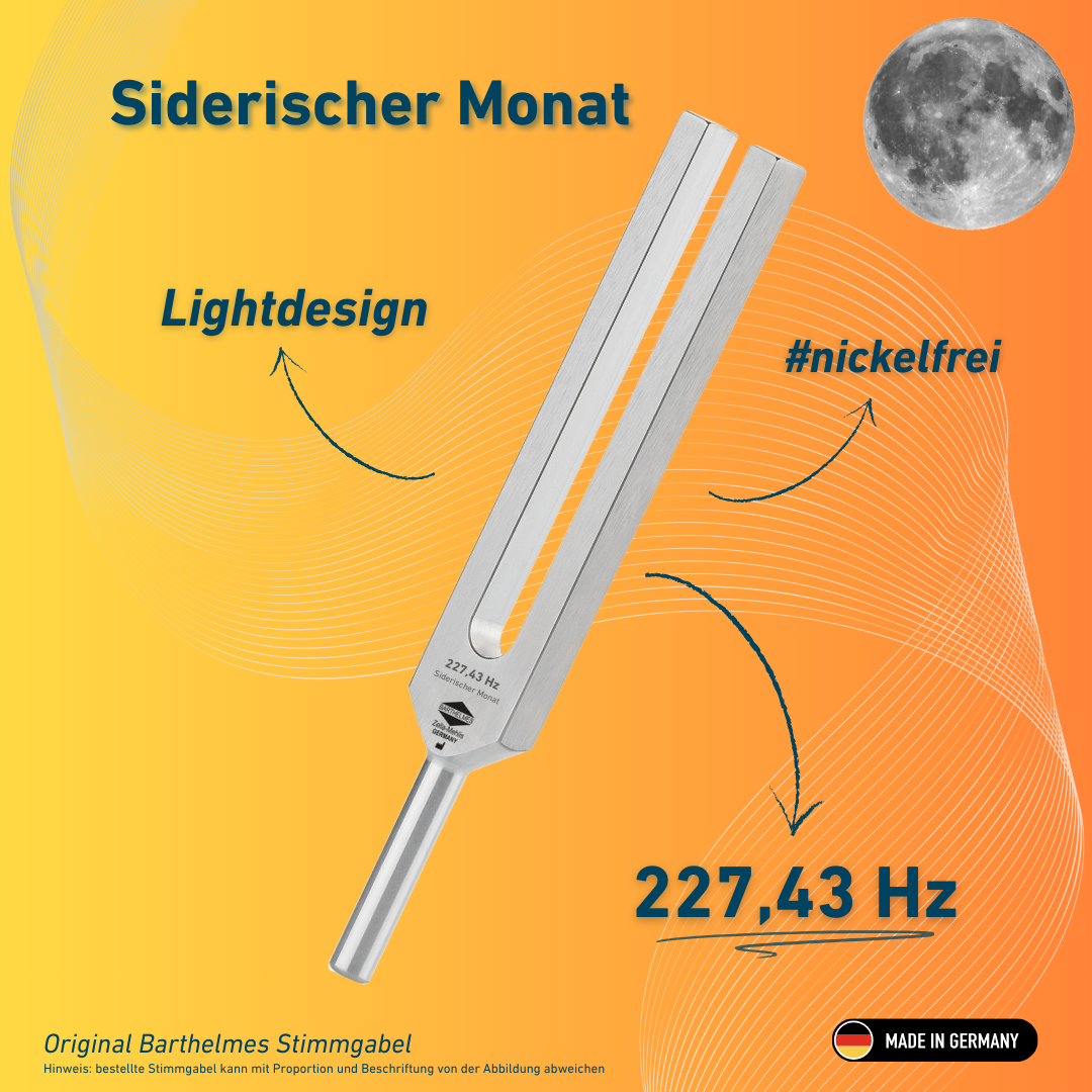 Stimmgabel Siderischer Monat Lightdesign 227,43 Hz | Art.-Nr. 230034