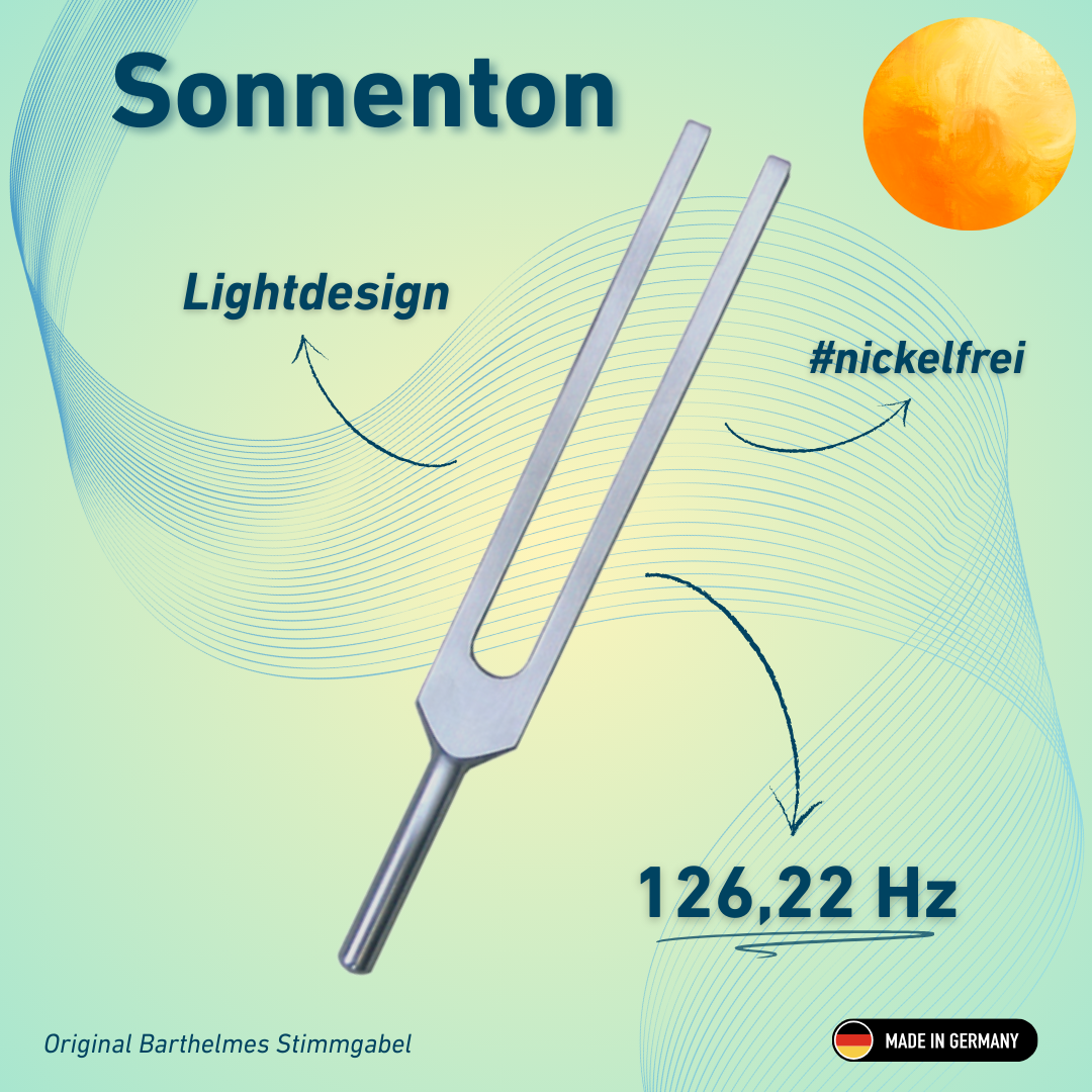 Stimmgabel Sonnenton Lightdesign 126,22 Hz | Art.-Nr. 230004